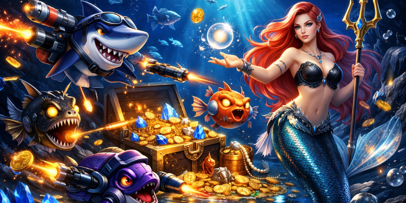 Khám phá đại dương huyền ảo cùng bắn cá tiểu tiên cá tại B52club