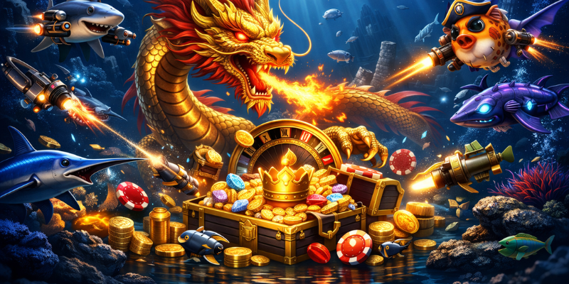 Khám phá đại dương số cùng bắn cá rồng online